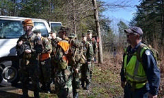 Team prepares to head out