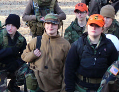 Ranger cadets of Alpha Squadron intently focus on class instruction. 