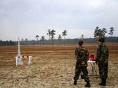 Cadets launch rocket