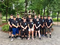 Group photo at Vietnam Memorial