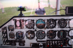Blimp cockpit controls