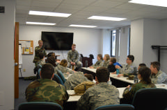 cadet teaching class