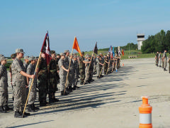cadets in line