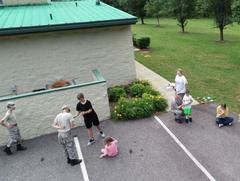 kids launch rockets