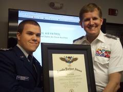 Cadet Normile & Col Focke