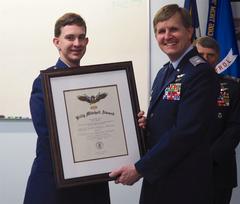 cadet with Mitchell award