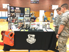 Recruiting booth