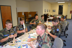 Cadets build rockets 