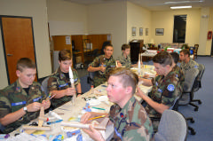 Cadets build rockets 