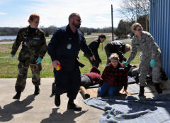 CAP members do triage