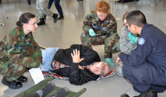 cadets assess victim