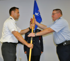 Capt Conroy accepts command