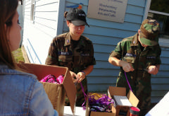 Cadets help at Registration
