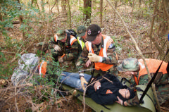 cadets load victim