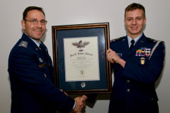 Cadet with Eaker award