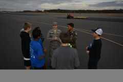 Cadets answer questions