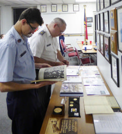 Maj William Hess and C/SMSgt James Medlin