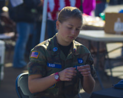 Cadet at air show