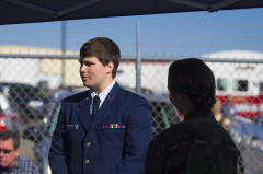 Cadets at air show