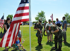Preparing a flag