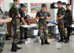 cadets fly drones