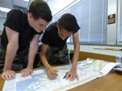 Cadets use CAP grid system