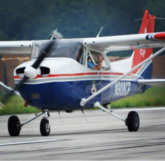 Cadet Thompson's first solo flight