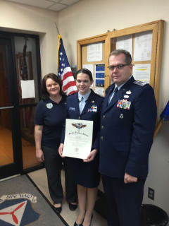 Willis Family with Eaker Award