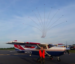 Cadet at airshow