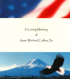 Major Jesse W Collum, Sr. July 27, 1934 - November 30, 2012
