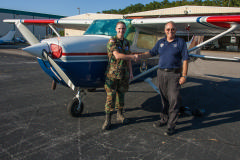 C/1Lt Rob Reeves first solo
